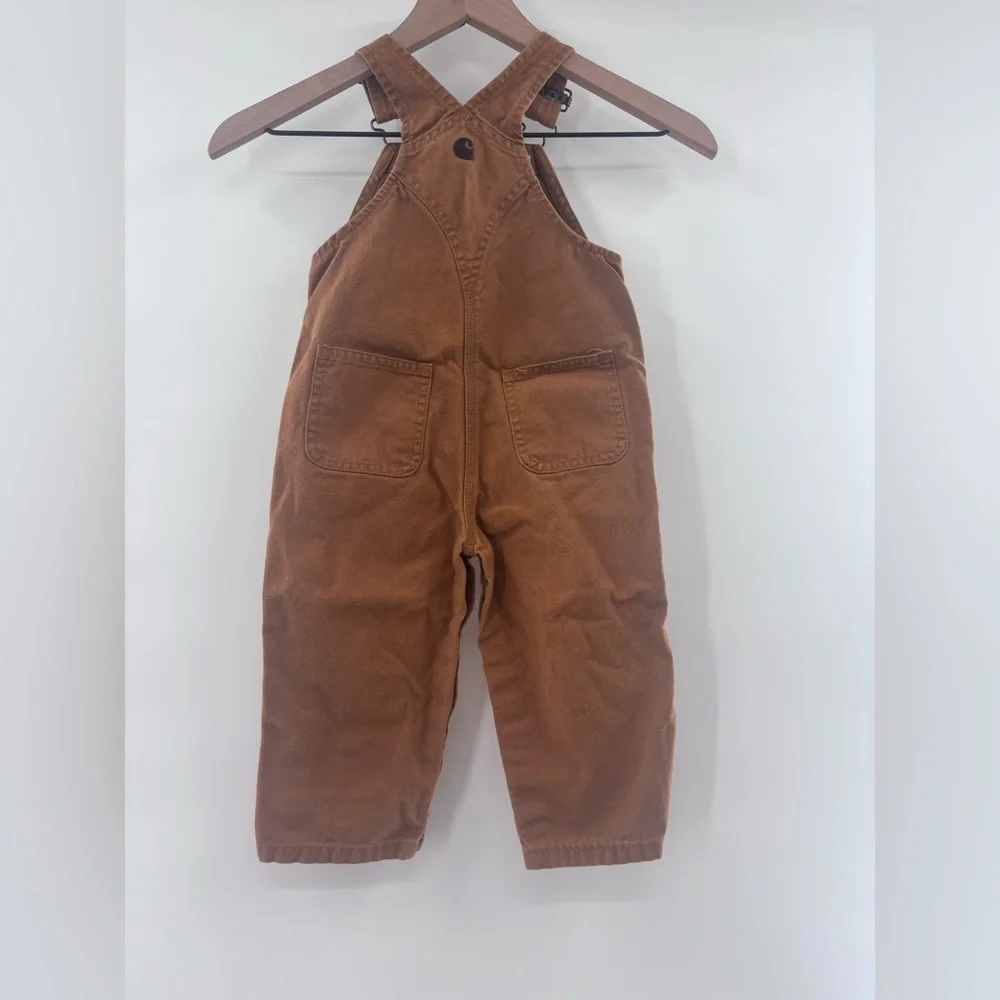 Carhartt Classic Carhartt Brown Overalls Size 24 Month